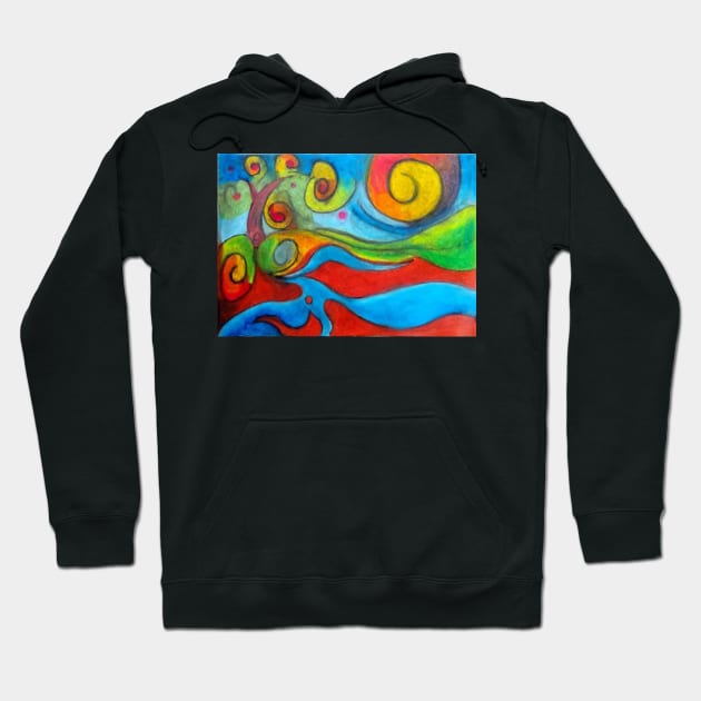 River side Colors Hoodie by InfiniIDnC